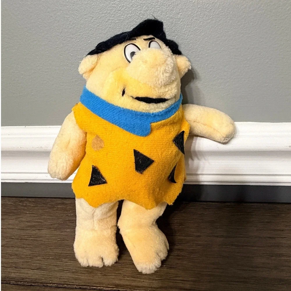 Vintage Fred Flintstone Plush Hanna-Barbera Nanco Stuffed Animal‎ Toy Bedrock